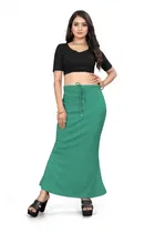 Lycra Solid Saree Petticoat for Women 