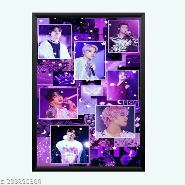 Plastic Photo Frame (Multicolor, 5x7 inches)