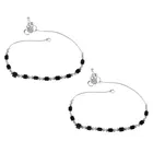 Brass Silver Plated Anklet for Women 