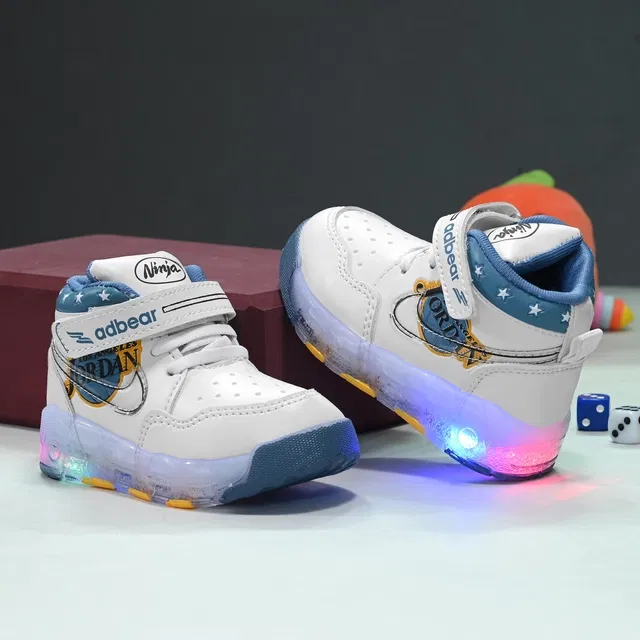 LED Shoes for Kids (Multicolor, 12c)