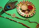 Combo of 2 Pcs Rakhi with 4.5 inch Plate 