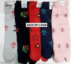 Woolen Breathable Ankle Length Socks for Women 