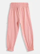 Cotton Striped Trackpants for Girls 