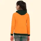 Cotton Blend Printed Hoodie for Girls 