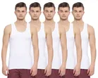 Cotton Vest for Men, Pack of 5 (White, S)