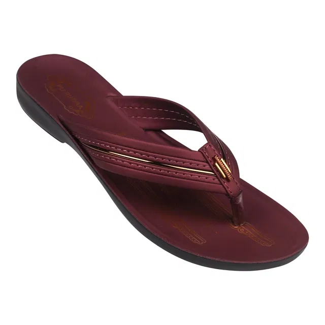 Slippers for Women, Maroon (8)