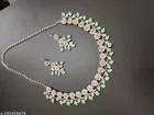 Alloy Necklace with Earrings for Women 