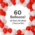 balloon 30 pcs red 30 pcs white 