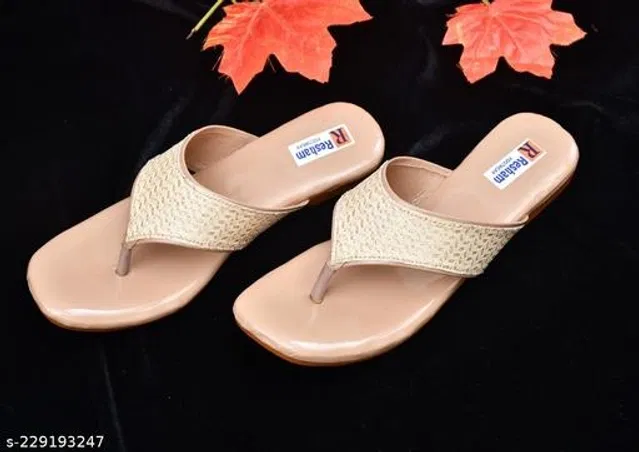 Flats for Women (Tan, 7)