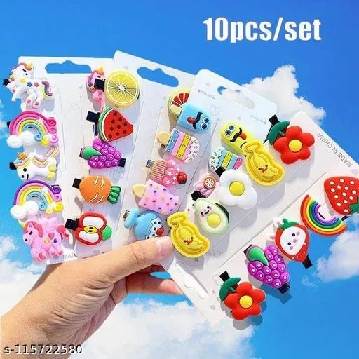 Hair Pins for Women, Pack of 10 (Blue)