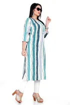 A-Line Crepe Kurti for Women 