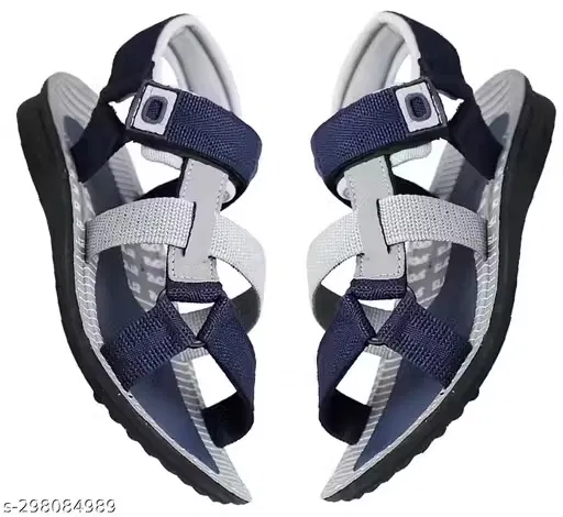 Sandals for Men (Blue, 9)