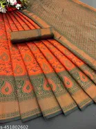 Banarasi Silk Zari Woven Saree for Women 