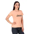 Round Neck Printed T-Shirt for Women 