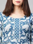 Viscose Rayon Printed Kurta with Pant for Women 