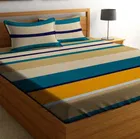 Microfiber Double Bedsheet with 2 Pillow Covers 