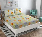 Microfiber Double Bedsheet with 2 Pillow Covers 