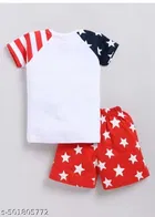Hosiery Cotton Printed Clothing Set for Kids, Multicolor, Pack of 5 