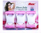 Pinak Premium Quality Women Shaving Bikini Razor (Pack Of 6, White & Pink) (PS-168)