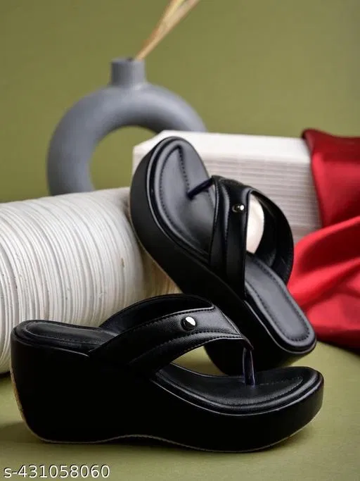 Shoetopia Comfort High Heel Black IND-5