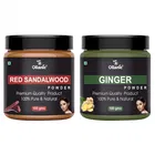 Natural Red Sandalwood & Ginger Powder for Skin & Hair 