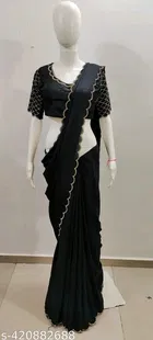 Chiffon Embellished Saree for Women 