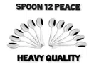 Stainless Steel Dinner Spoon (Silver, Pack of 12)