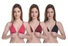 Cotton Blend Non Padded Solid Bras for Women 