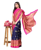 Women's Printed Saree with Blouse Piece 