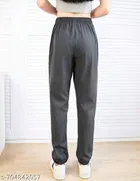 Cotton Trouser for Women, Grey 