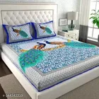 Cotton Double Bedsheet with 2 Pillow Cover 