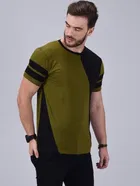 Round Neck Striped T-Shirt for Men 