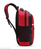 Polyester Backpack Bag, Red