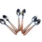 Stainless Steel Spoons (Gold & Silver, Pack of 6)