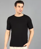 Half Sleeves Solid T-Shirt for Men 