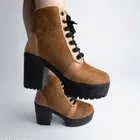 Shoetopia Girls Boots Beige Suede Size 13-14 Years
