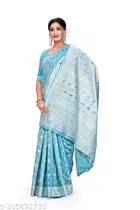 Cotton Zari Woven Saree for Women 
