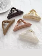 Acrylic Hair Clip, Pack of 6 (Multicolor)