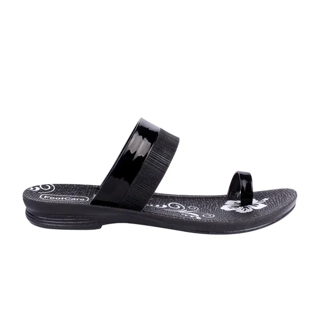 Flats for Women (Black, 8)