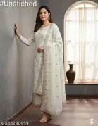 Vichitra Silk Punjabi/All Over Suits for Women 