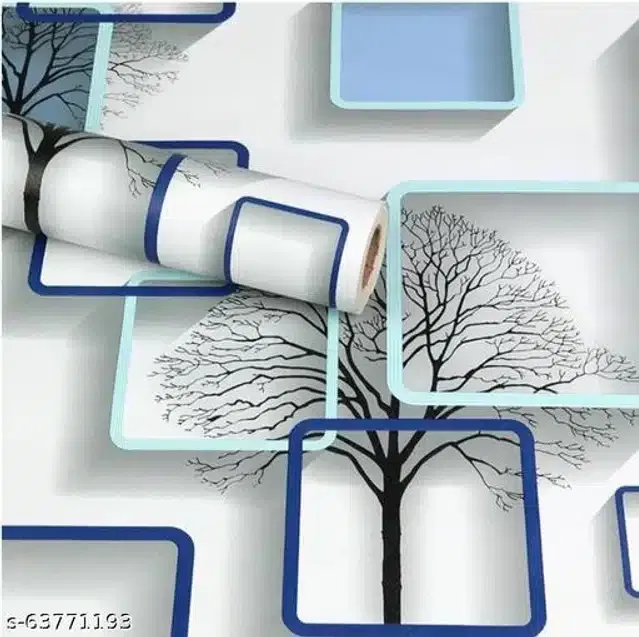 Vinyl Wallpaper for Home (Multicolor, 45x250 cm)