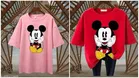 Cotton Blend T-shirt for Women, Red & Pink, Pack of 2 