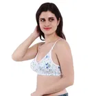 Hosiery Printed Non-Padded Bras for Women, Pack of 6 