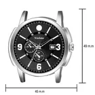 Leather Analog Watch for Men 