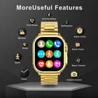 Tecsox S9 Ultra Gold Edition With Sports Mode Golden SmartWatch Smartwatch  