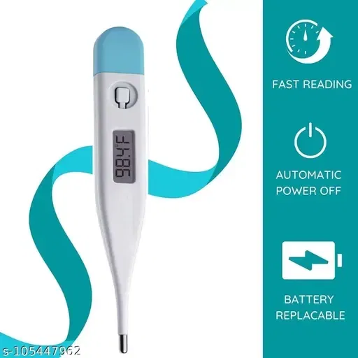 Immutable Premium Waterproof Digital Thermometer for Kids and Adults With Fever Alarm, Pack Of 1