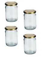 Glass Airtight Kitchen Storage Jars with Lid 