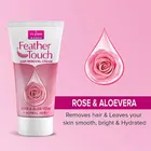 VI-JOHN Feather Touch Hair Removal Cream Rose & Aloe Vera Tube for Normal Skin 40 g