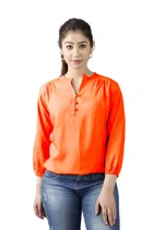 Rayon Solid Top for Women 