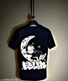 Cotton Blend T-shirt for Men, Black 